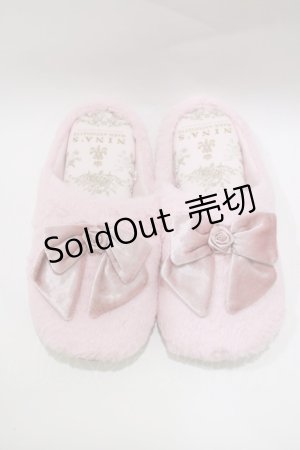画像: m petit by misako / ルームシューズ Free ピンク H-26-03-23-068-LO-SH-NS-ZH