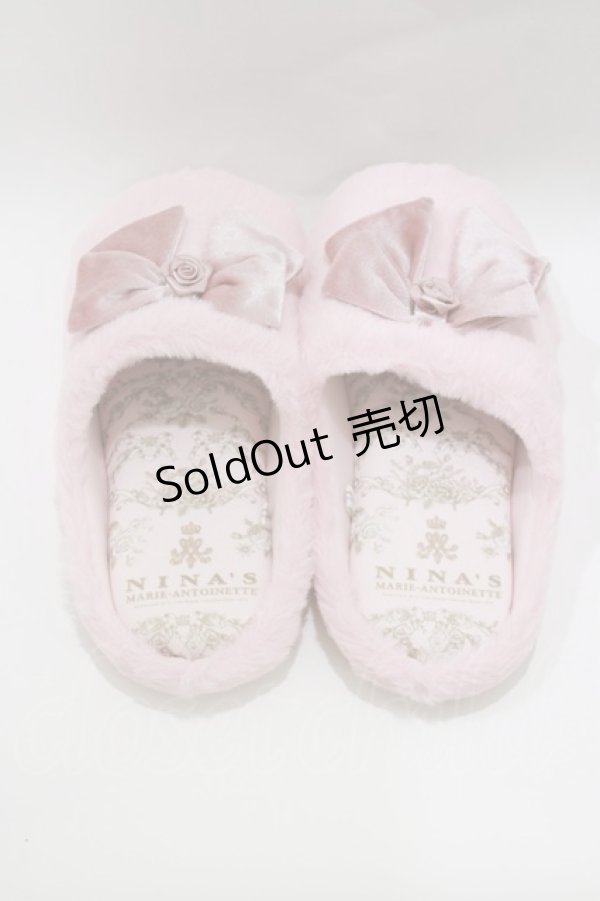 画像3: m petit by misako / ルームシューズ Free ピンク H-26-03-23-068-LO-SH-NS-ZH (3)