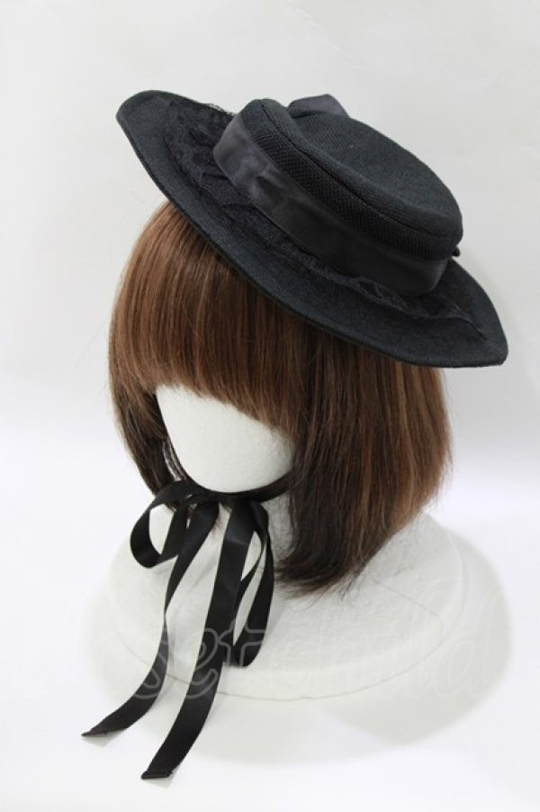 画像1: Kurumi Collaboration / マリンアカデミアキャノティエ  ブラック H-26-03-23-071-GO-AC-NS-ZH (1)