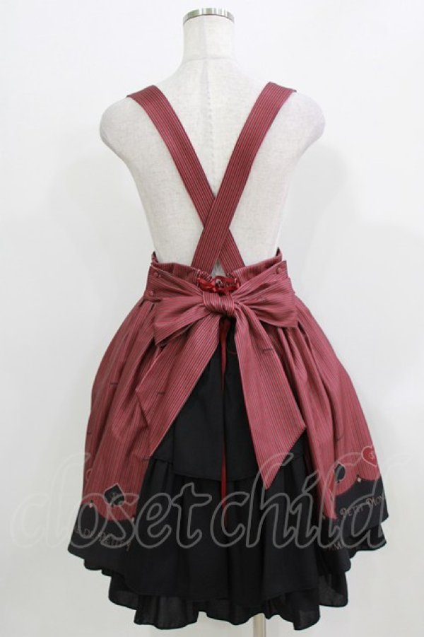 画像3: Amavel / Cartes a Jouerバックフリルスカート Free レッド H-26-03-23-005-CA-SK-NS-ZH (3)