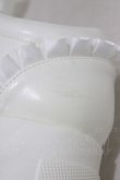 画像5: Amavel / 厚底フリルスニーカー L/24cm~24.5cm 白 H-26-03-23-073-CA-SH-NS-ZH (5)