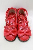 画像1: Angelic Pretty / Tea Party Shoes M レッド H-26-03-23-075-AP-SH-NS-ZH (1)