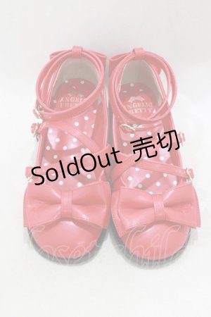 画像: Angelic Pretty / Tea Party Shoes M レッド H-26-03-23-075-AP-SH-NS-ZH