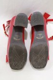 画像4: virally / 星名桜子/HSリボンパンプス L レッド H-26-03-23-076-PU-SH-NS-ZH (4)