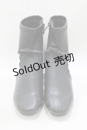 画像: m petit by misako / TT*AMPUリボンSBT L ブラック H-26-03-23-077-LO-SH-NS-ZH