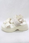 画像2: m petit by misako / AMリボンスニーカーサンダル LL アイボリー H-26-03-23-078-LO-SH-NS-ZH (2)