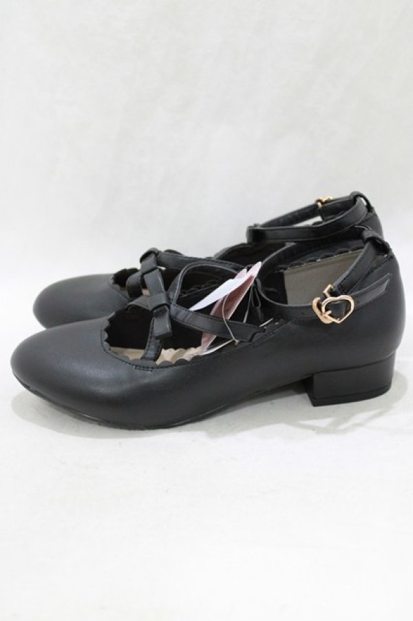 画像2: m petit by misako / AMリボンストラップPPS L ブラック H-26-03-23-080-LO-SH-NS-ZH (2)