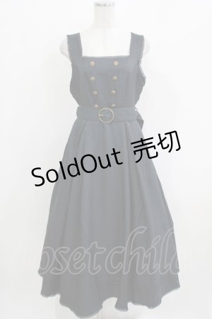 画像: Kurumi Collaboration / マリンアカデミアジャンパースカート L ネイビー H-26-03-23-008-GO-OP-NS-ZH