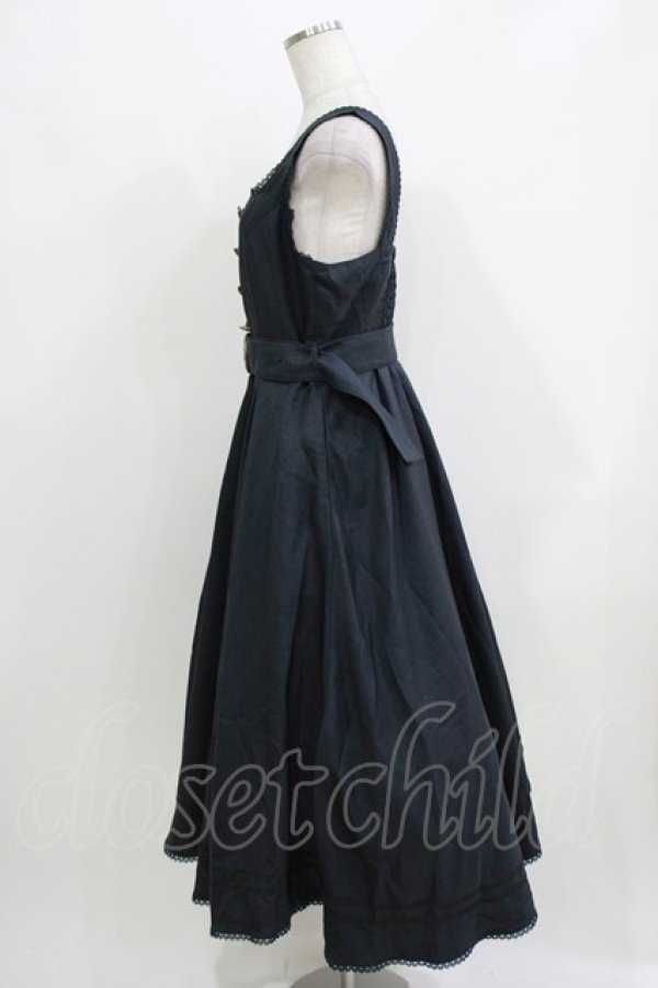 画像2: Kurumi Collaboration / マリンアカデミアジャンパースカート L ネイビー H-26-03-23-008-GO-OP-NS-ZH (2)