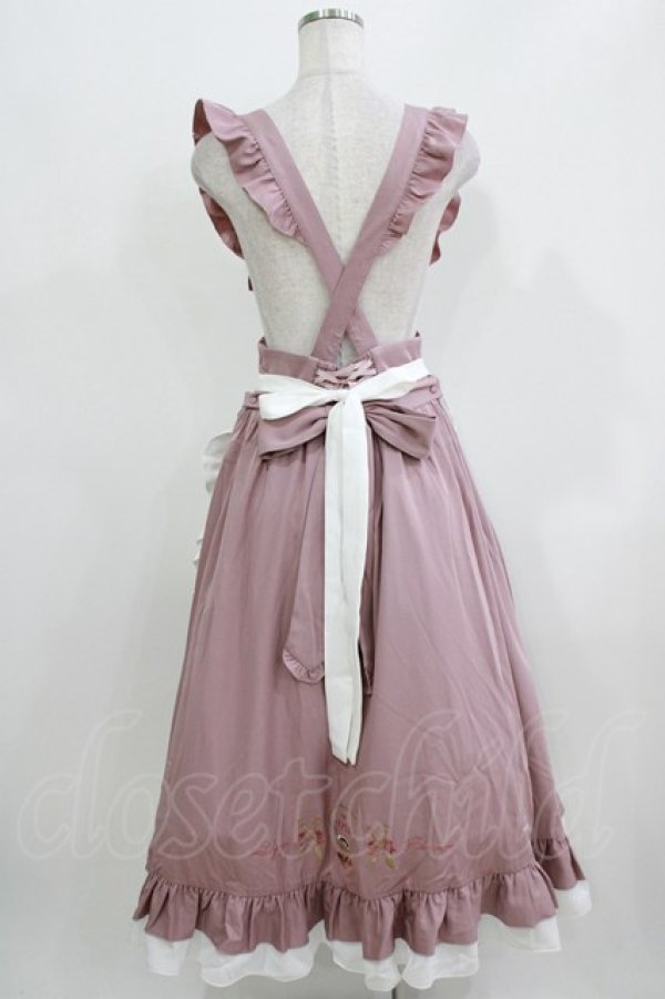 画像3: Amavel / 喫茶アマベルのランチセットエプロンスカート(ロング丈) Free ピンク H-26-03-23-010-CA-SK-NS-ZH (3)