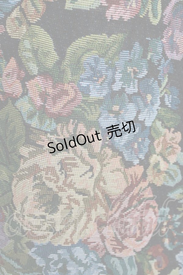 画像4: Kurumi Collaboration / TT*KRゴブランロングスカート L ブラック H-26-03-23-013-GO-SK-NS-ZH (4)