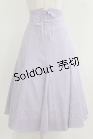 画像: F&A / レースアップチョイスカラースカート Free Lavender H-26-03-23-014-LO-SK-NS-ZH