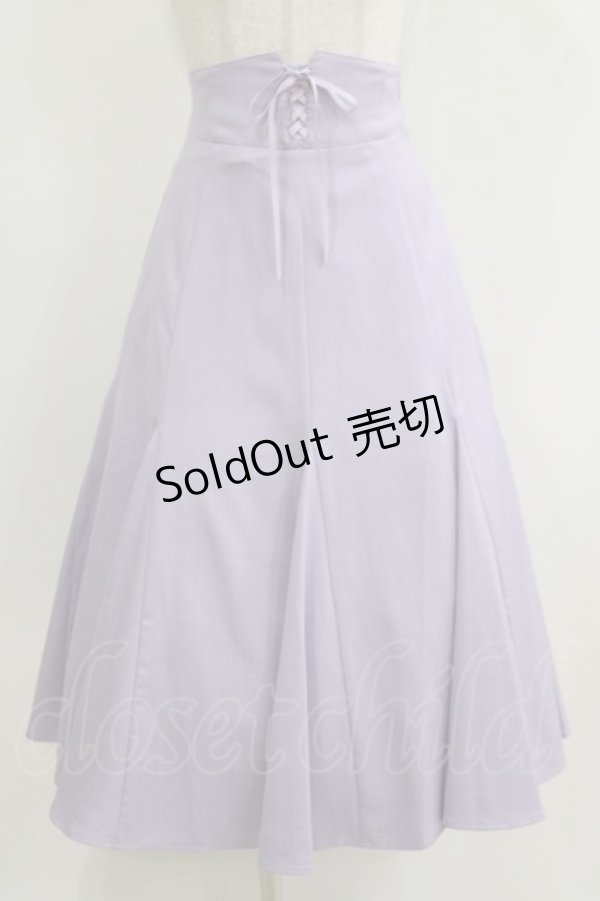 画像1: F&A / レースアップチョイスカラースカート Free Lavender H-26-03-23-014-LO-SK-NS-ZH (1)