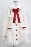 画像1: To Alice / いちごホイップヨーク切り替えコート S オフ/レッド H-26-03-23-017-LO-CO-NS-ZH (1)
