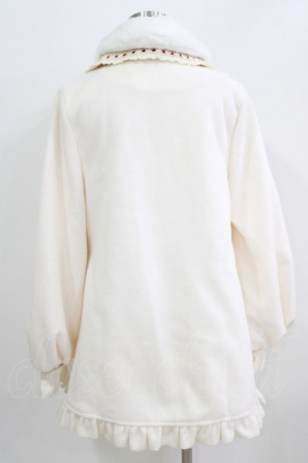 画像3: To Alice / いちごホイップヨーク切り替えコート S オフ/レッド H-26-03-23-017-LO-CO-NS-ZH (3)