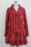 画像1: Angelic Pretty / Chelseaレジメンジャケット+Chelseaレジメンスカート Free ワイン H-26-03-23-018-AP-OP-NS-ZH (1)