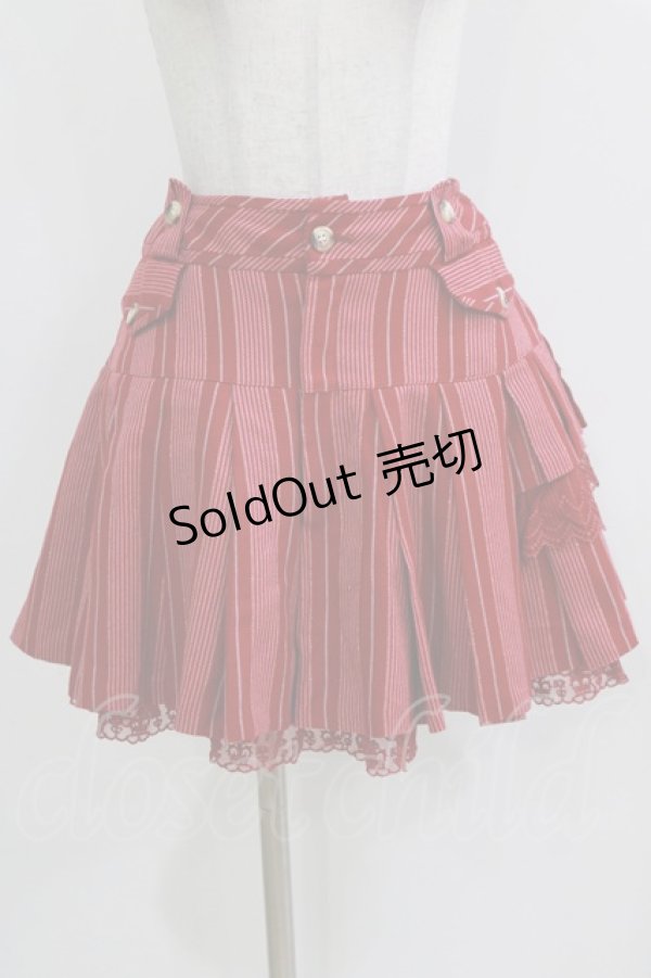 画像6: Angelic Pretty / Chelseaレジメンジャケット+Chelseaレジメンスカート Free ワイン H-26-03-23-018-AP-OP-NS-ZH (6)