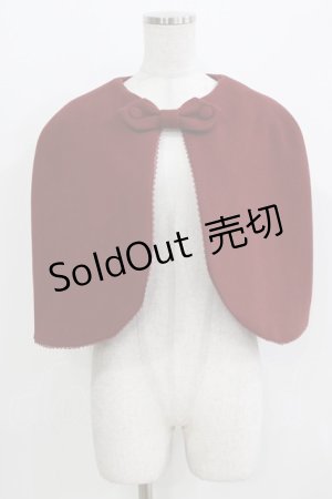 画像: Kurumi Collaboration / TT*KRMメルトンケープ L ボルドー H-26-03-23-023-GO-TO-NS-ZH