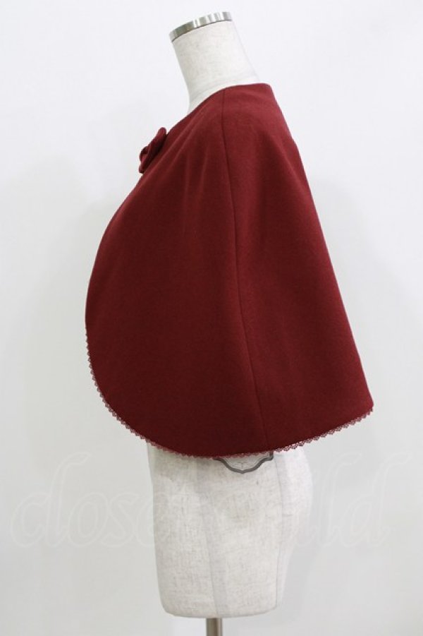 画像2: Kurumi Collaboration / TT*KRMメルトンケープ L ボルドー H-26-03-23-023-GO-TO-NS-ZH (2)