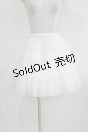 画像: Wunderwelt / オリジナルふわふわパニエ Free 白 H-26-03-23-024-EL-SK-NS-ZH