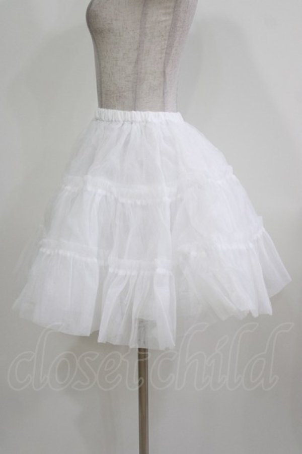 画像2: Wunderwelt / オリジナルふわふわパニエ Free 白 H-26-03-23-024-EL-SK-NS-ZH (2)