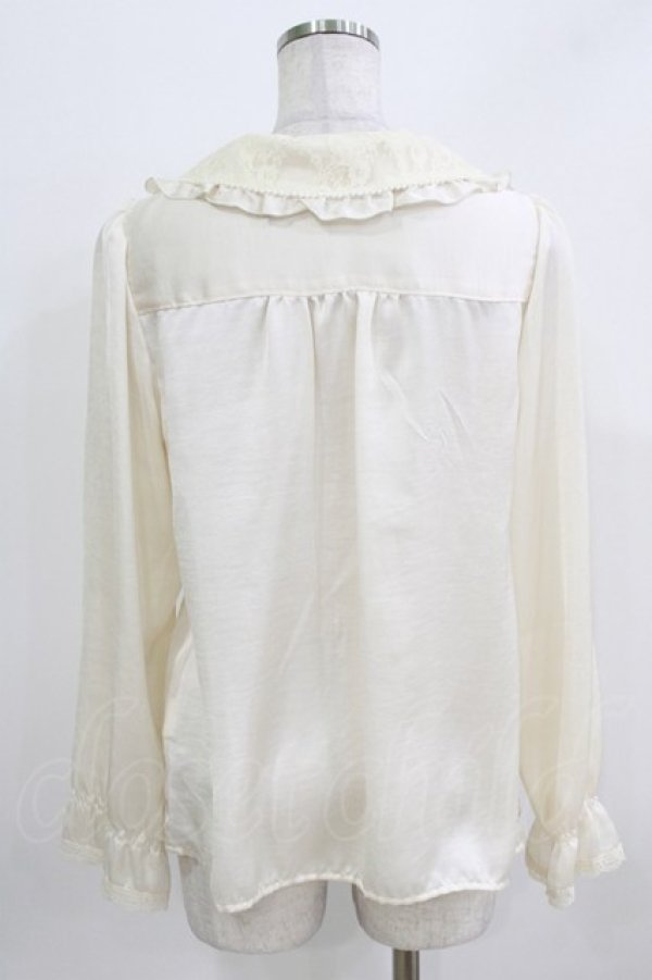 画像3: Amavel / レース襟ブラウス Free 生成り H-26-03-23-026-CA-BL-NS-ZH (3)