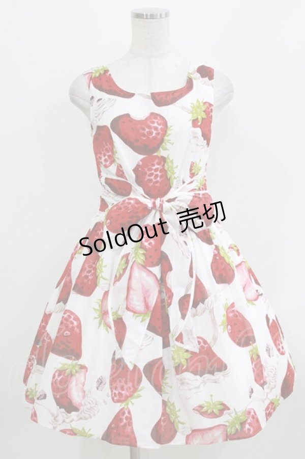 画像1: MILK / ホイップベリードレス  ホワイトショートケーキ H-26-03-24-001-ML-OP-KB-ZH (1)