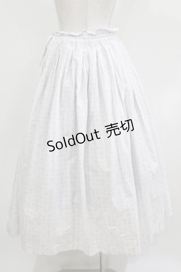 画像3: Jane Marple Dans Le Salon / Vintage pattern clothキャトルタックスカート  ピンク H-26-03-24-024-JM-SK-KB-ZH (3)