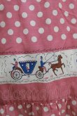 画像4: Jane Marple / Polka dots parade suspenders skirt  ピンク H-26-03-24-026-JM-SK-KB-ZH (4)