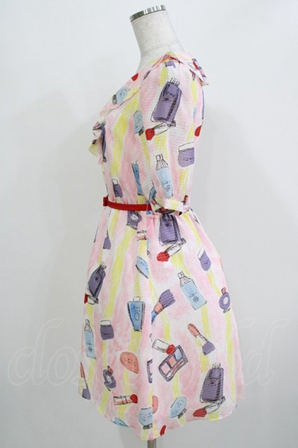 画像2: MILK / ヌーボーgirlワンピース  ピンク H-26-03-24-029-ML-OP-KB-ZH (2)