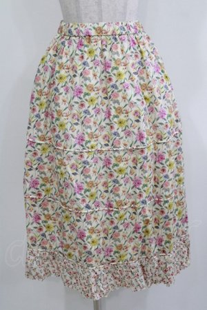 画像: Jane Marple Dans Le Salon / Gouache Garden Crinoline Skirt  アイボリー H-26-03-24-030-JM-SK-KB-ZH