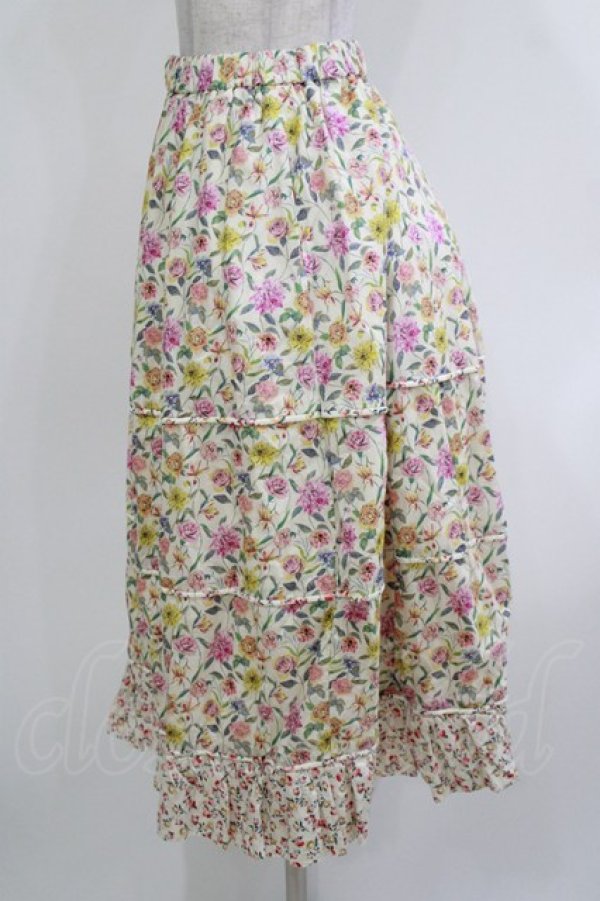 画像2: Jane Marple Dans Le Salon / Gouache Garden Crinoline Skirt  アイボリー H-26-03-24-030-JM-SK-KB-ZH (2)