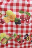 画像4: Melody BasKet / Fruits BasKetワンピース M レッド H-26-03-24-003-LO-OP-KB-ZH (4)