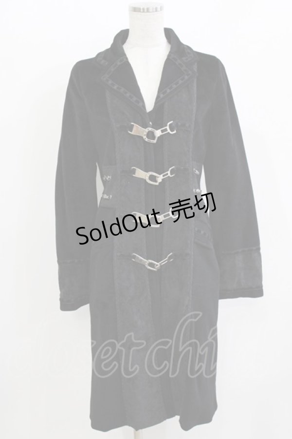 画像1: Rozen Kavalier / リブ切替別珍コート  ブラック H-26-03-24-039-OO-CO-KB-ZH (1)