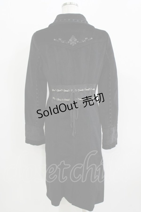 画像3: Rozen Kavalier / リブ切替別珍コート  ブラック H-26-03-24-039-OO-CO-KB-ZH (3)