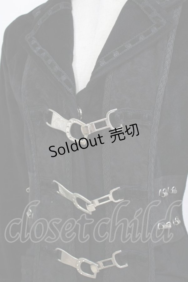 画像4: Rozen Kavalier / リブ切替別珍コート  ブラック H-26-03-24-039-OO-CO-KB-ZH (4)