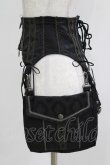 画像2: Ozz oneste / ポケットフラップコルセット風ベルト  ブラック H-26-03-24-044-OO-ZA-KB-ZH (2)