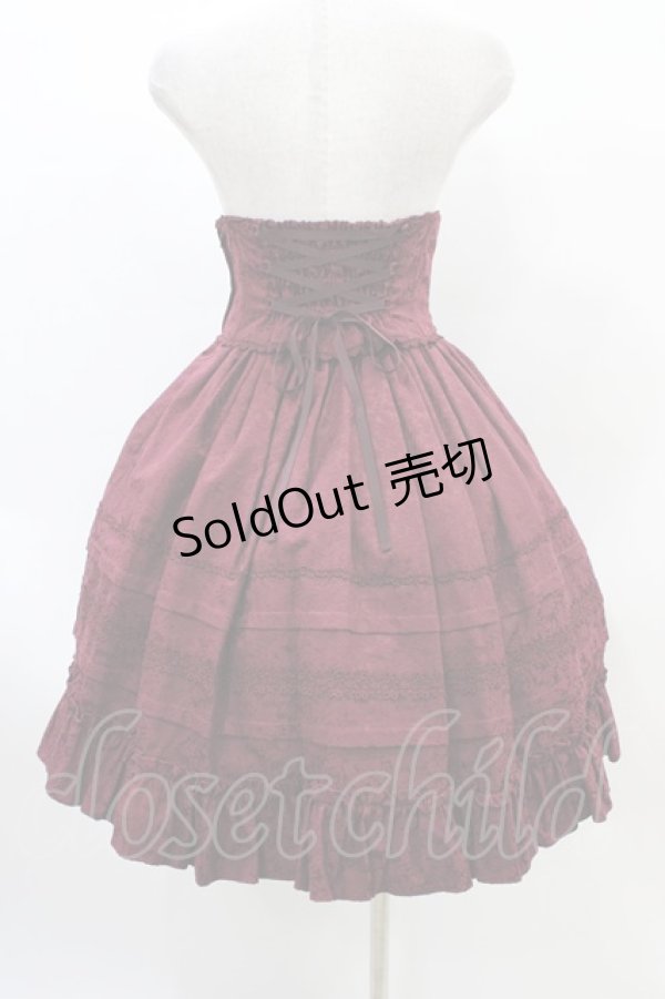 画像2: Innocent World / バロックジャガードコルセットアンサンブル M ボルドー H-26-03-24-1026-IW-SK-NS-ZH (2)