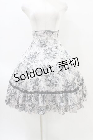 画像: Victorian maiden / ロココブーケバッスルスカート Free ロココブラック / Rococo Black H-26-03-24-1028-CL-SK-NS-ZH