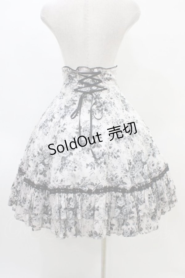 画像2: Victorian maiden / ロココブーケバッスルスカート Free ロココブラック / Rococo Black H-26-03-24-1028-CL-SK-NS-ZH (2)