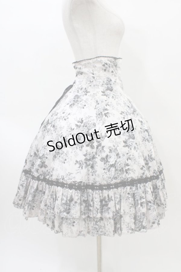 画像3: Victorian maiden / ロココブーケバッスルスカート Free ロココブラック / Rococo Black H-26-03-24-1028-CL-SK-NS-ZH (3)