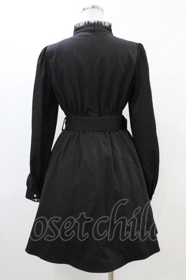 画像2: Ank Rouge / Bigリボンワンピース M ブラック H-26-03-24-1031-CA-OP-NS-ZH (2)