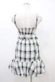 画像2: titty&Co. / チェックワンピース Free オフ/ブラック H-26-03-24-1037-LO-OP-NS-ZH (2)