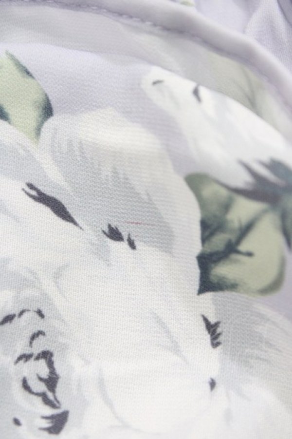 画像3: axes femme / 薔薇柄プリーツフリルスカート M ラベンダー H-26-03-24-1040-AX-SK-NS-ZH (3)