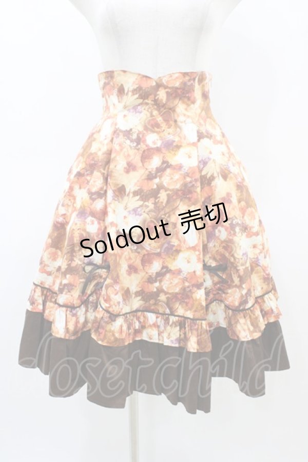 画像1: Victorian maiden / Victorian Queenギャザースカラップスカート Free コーラル H-26-03-24-1042-CL-SK-NS-ZH (1)