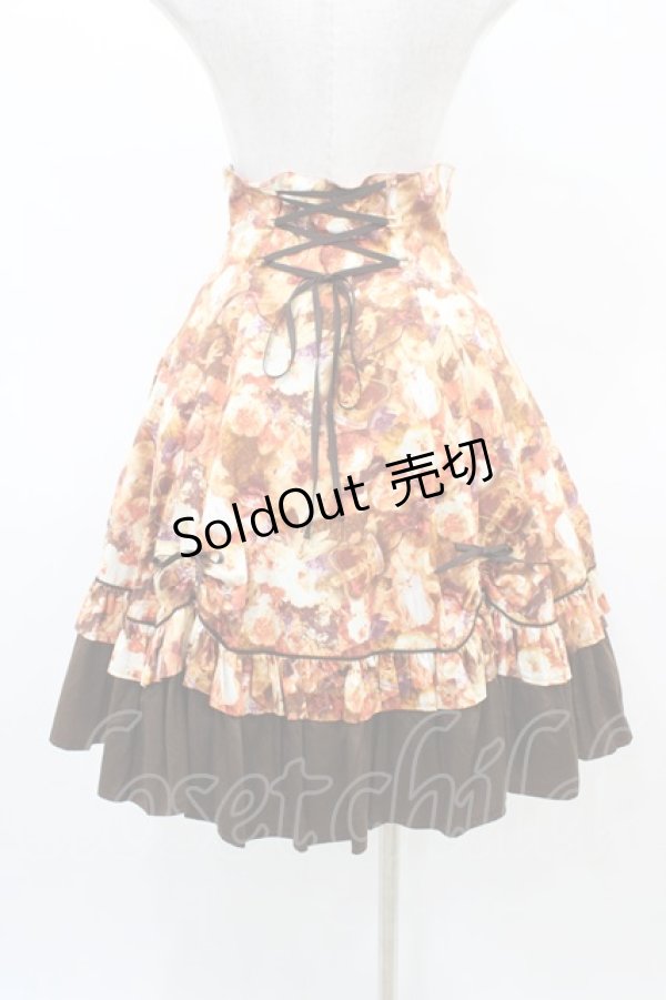 画像2: Victorian maiden / Victorian Queenギャザースカラップスカート Free コーラル H-26-03-24-1042-CL-SK-NS-ZH (2)