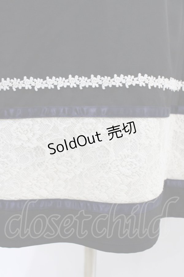 画像3: axes femme / バイカラープリーツスカート M ブラック H-26-03-24-1045-AX-SK-NS-ZH (3)