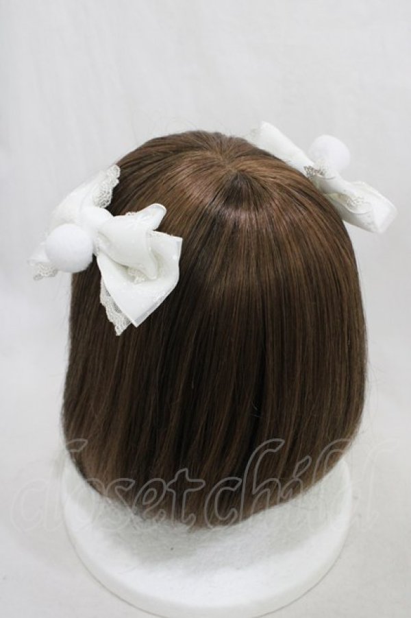 画像2: Angelic Pretty / Fancy SnowクリップSet  オフ H-26-03-24-1007-AP-AC-NS-ZH (2)