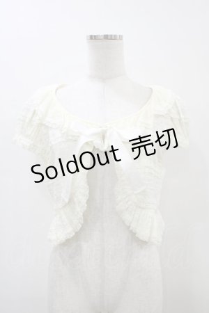 画像: Victorian maiden / エレガントレースリボンボレロ Free アイボリー H-26-03-24-1058-CL-TO-NS-ZH