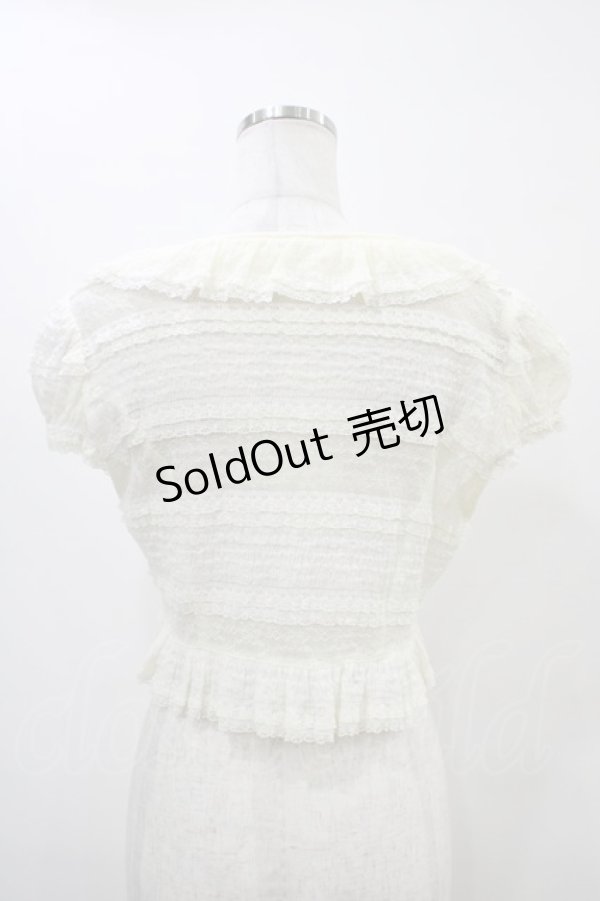 画像2: Victorian maiden / エレガントレースリボンボレロ Free アイボリー H-26-03-24-1058-CL-TO-NS-ZH (2)